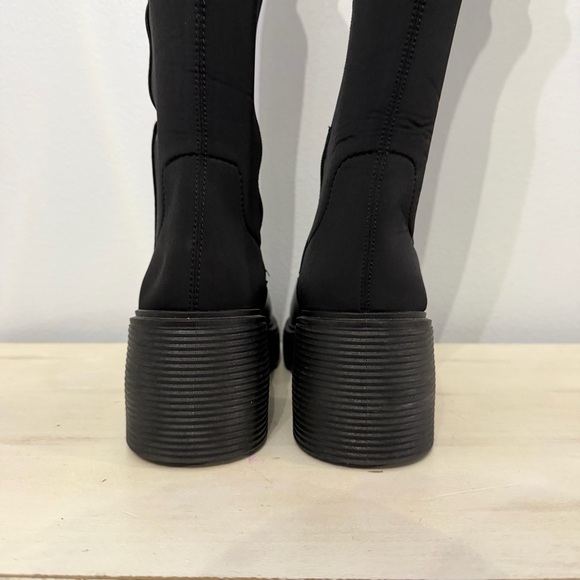 Rouge Helium Black Spirit Over the Knee Boots Size 9 - Picture 7 of 10